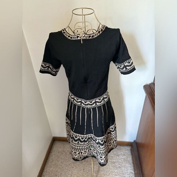 Jealous Tomato black and tan short sleeve dress size S - Picture 10 of 10